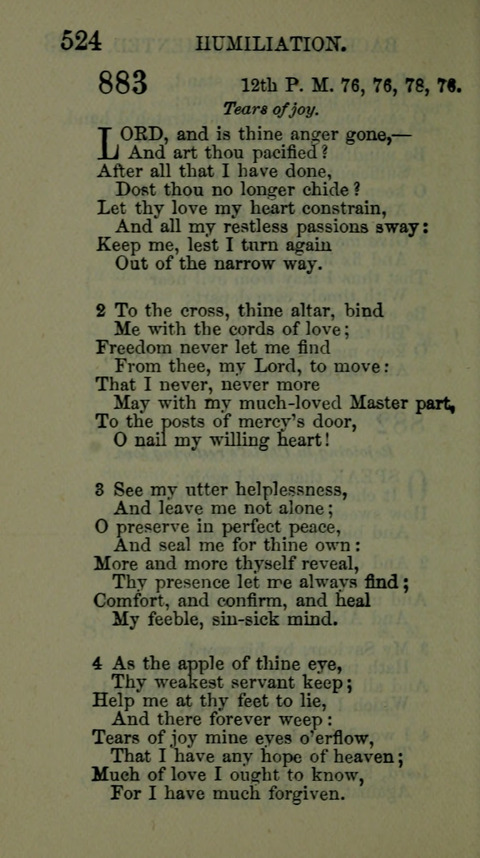 A Collection of Hymns for the use of the African Methodist Episcopal Zion Church in America page 518