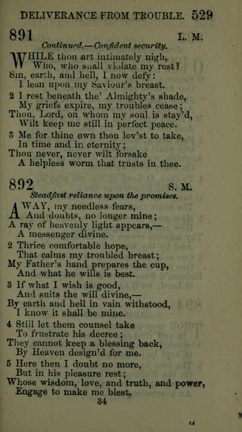 A Collection of Hymns for the use of the African Methodist Episcopal Zion Church in America page 523
