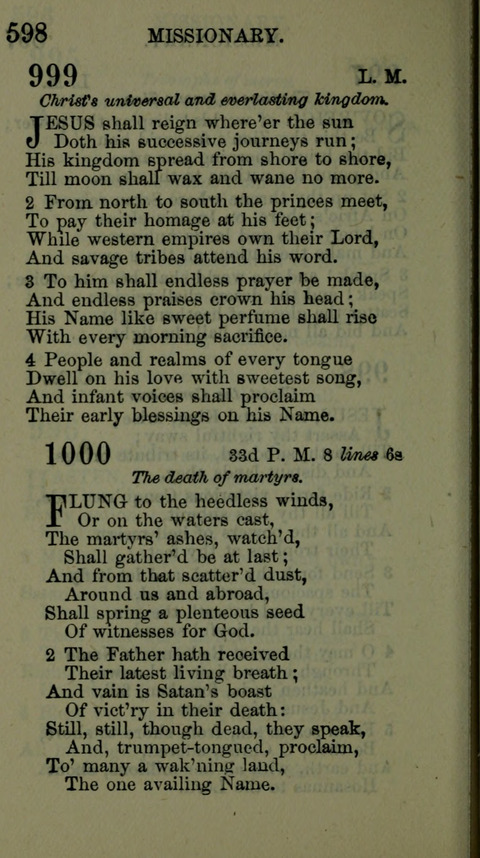 A Collection of Hymns for the use of the African Methodist Episcopal Zion Church in America page 592