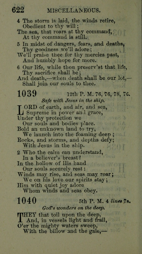 A Collection of Hymns for the use of the African Methodist Episcopal Zion Church in America page 616