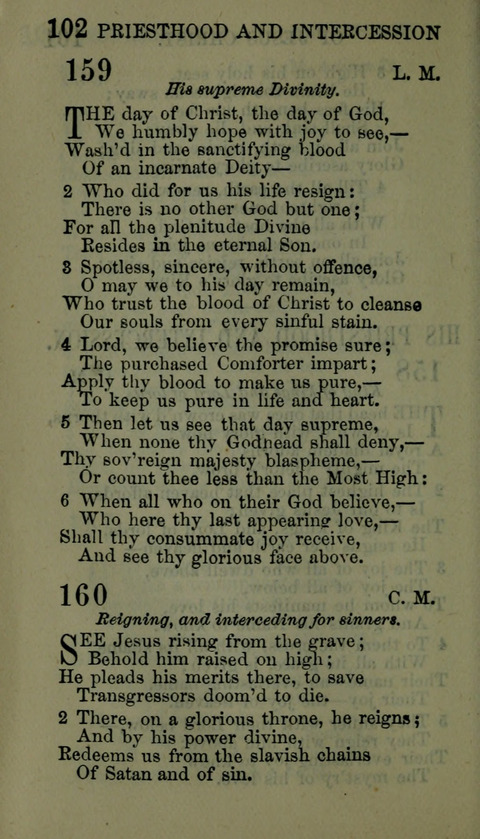 A Collection of Hymns for the use of the African Methodist Episcopal Zion Church in America page 96