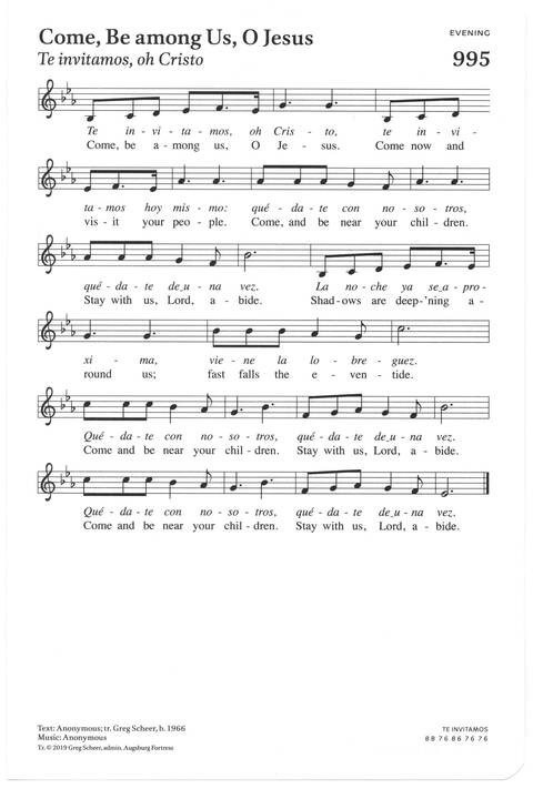 All Creation Sings: Evangelical Lutheran worship supplement page 162
