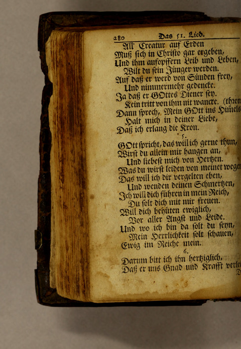 Ausbund, das ist: etliche schöne christliche lieder, wie sie in dem Gefängnüs zu Bassau in dem Schloss on den Schweitzer-Brüdern, und von andern rechtgläubigen Christen hin und her gedichtet worden page 282