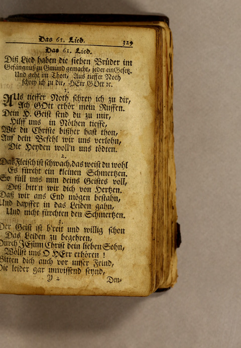 Ausbund, das ist: etliche schöne christliche lieder, wie sie in dem Gefängnüs zu Bassau in dem Schloss on den Schweitzer-Brüdern, und von andern rechtgläubigen Christen hin und her gedichtet worden page 331