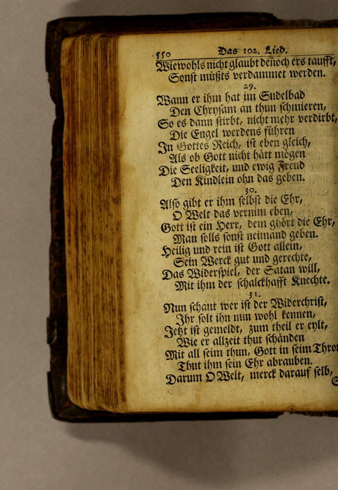 Ausbund, das ist: etliche schöne christliche lieder, wie sie in dem Gefängnüs zu Bassau in dem Schloss on den Schweitzer-Brüdern, und von andern rechtgläubigen Christen hin und her gedichtet worden page 552