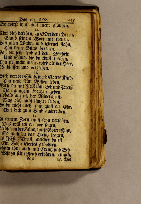 Ausbund, das ist: etliche schöne christliche lieder, wie sie in dem Gefängnüs zu Bassau in dem Schloss on den Schweitzer-Brüdern, und von andern rechtgläubigen Christen hin und her gedichtet worden page 553