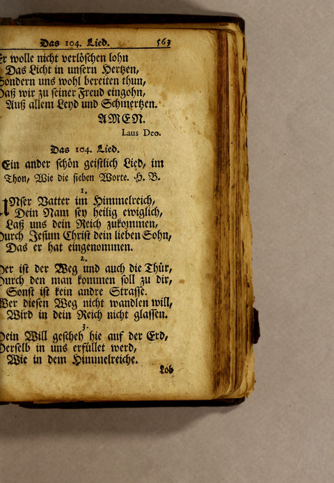 Ausbund, das ist: etliche schöne christliche lieder, wie sie in dem Gefängnüs zu Bassau in dem Schloss on den Schweitzer-Brüdern, und von andern rechtgläubigen Christen hin und her gedichtet worden page 565