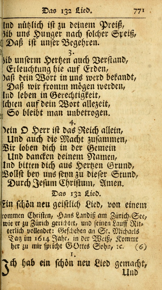 Ausbund Das Ist Etliche Schone Christliche Lieder Wie Sie In Dem Gefangnuss Zu Bassau In Dem Schloss Von Den Schweitzer Brudern Und Von Anderen Rechtglaubigen Christen Hin Und Her Gedichtet Worden 132 Ich