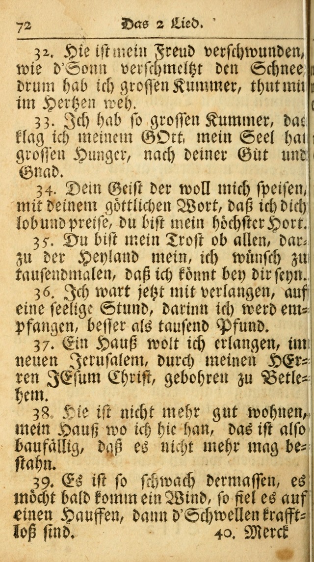 Ausbund, das ist Etliche Schöne Christliche Lieder wie sie in dem Gefängnüss zu Bassau in dem Schloß von den Schweitzer-Brüdern, und von anderen rechtgläubigen Christen hin und her gedichtet worden... page 894