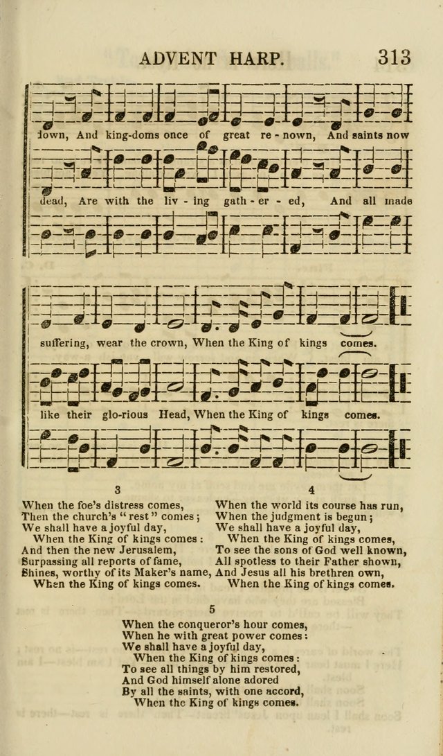 The Advent Harp; designed for believers in the speedy coming of Christ page 322