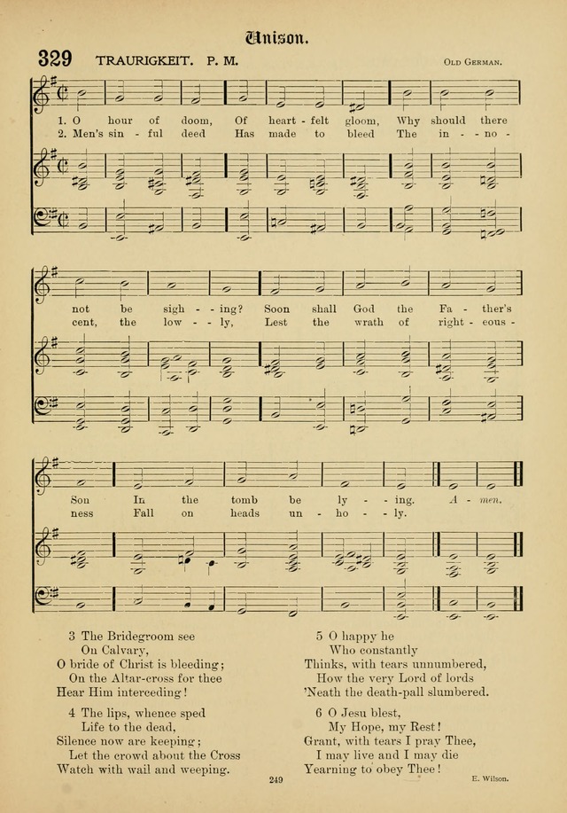 The Academic Hymnal page 250