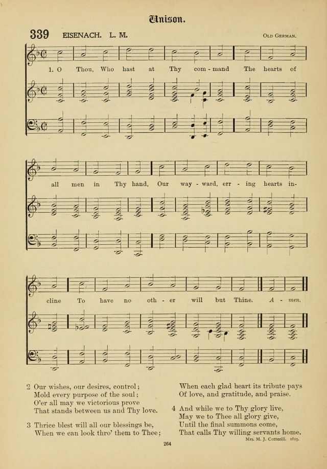The Academic Hymnal page 265