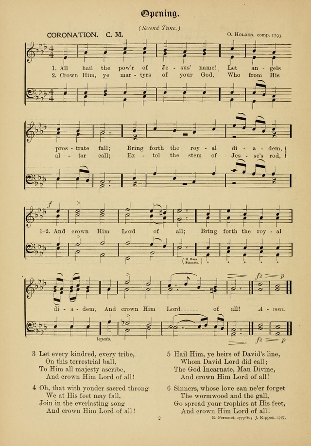 The Academic Hymnal page 3