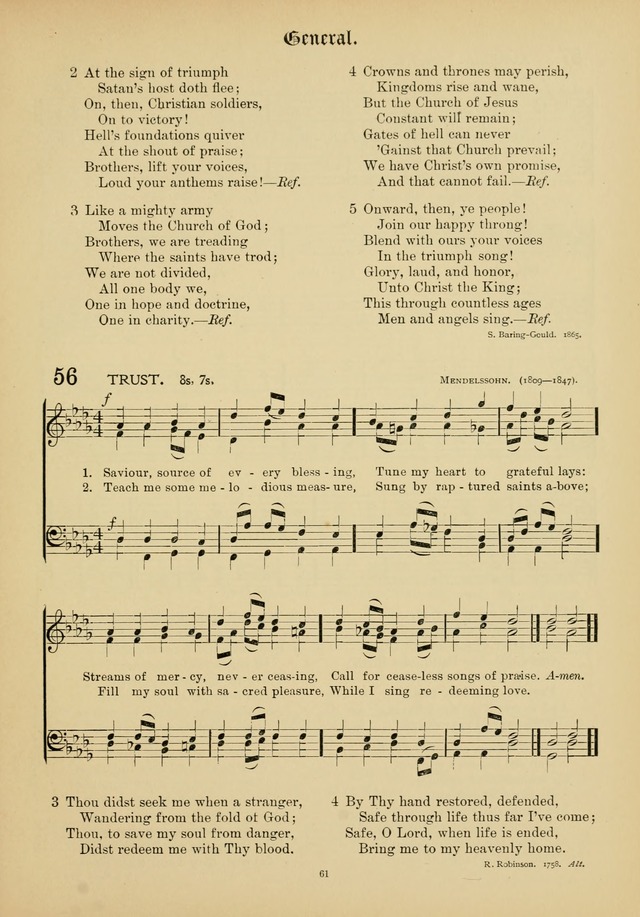 The Academic Hymnal page 62