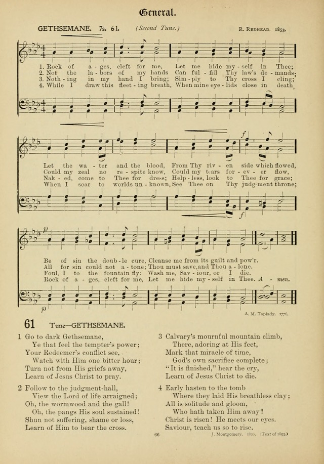 The Academic Hymnal page 67