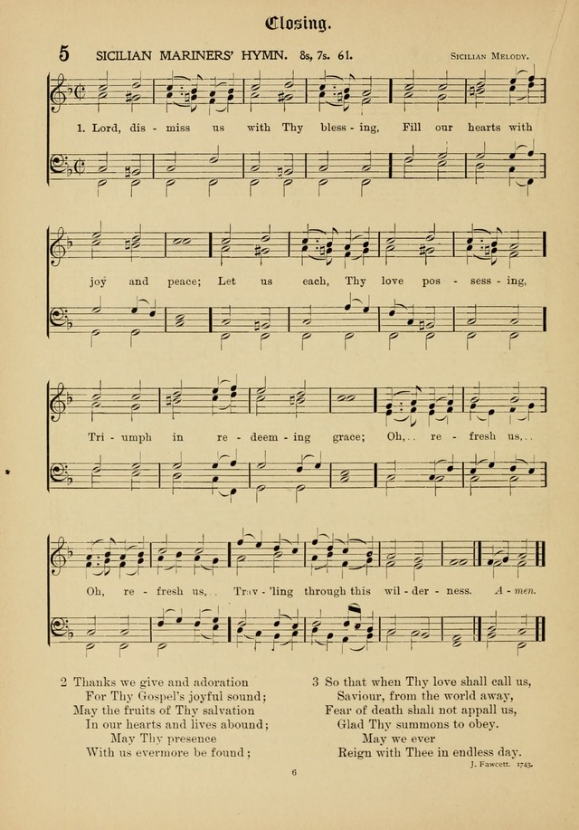 The Academic Hymnal page 7
