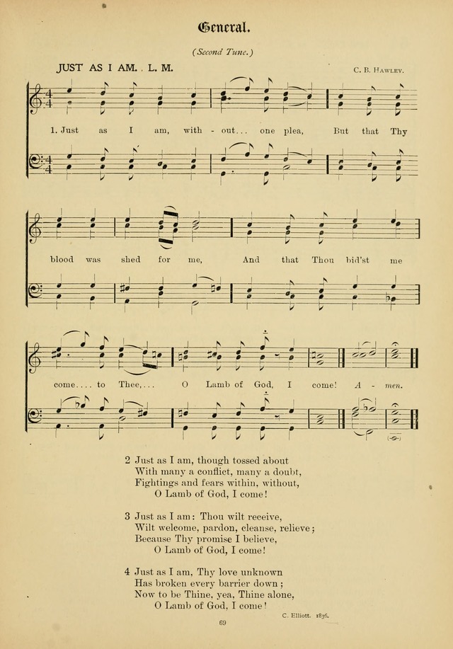 The Academic Hymnal page 70