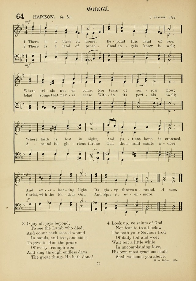 The Academic Hymnal page 71