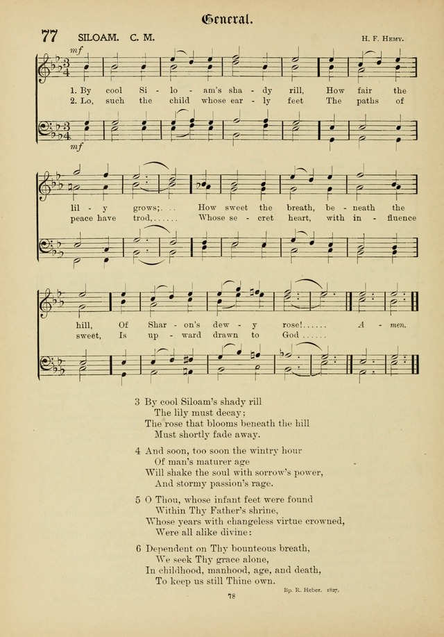 The Academic Hymnal page 79