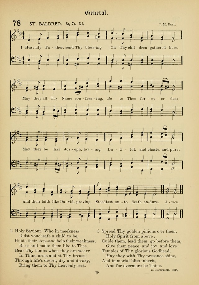 The Academic Hymnal page 80