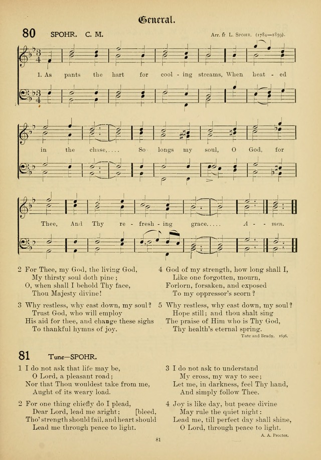 The Academic Hymnal page 82