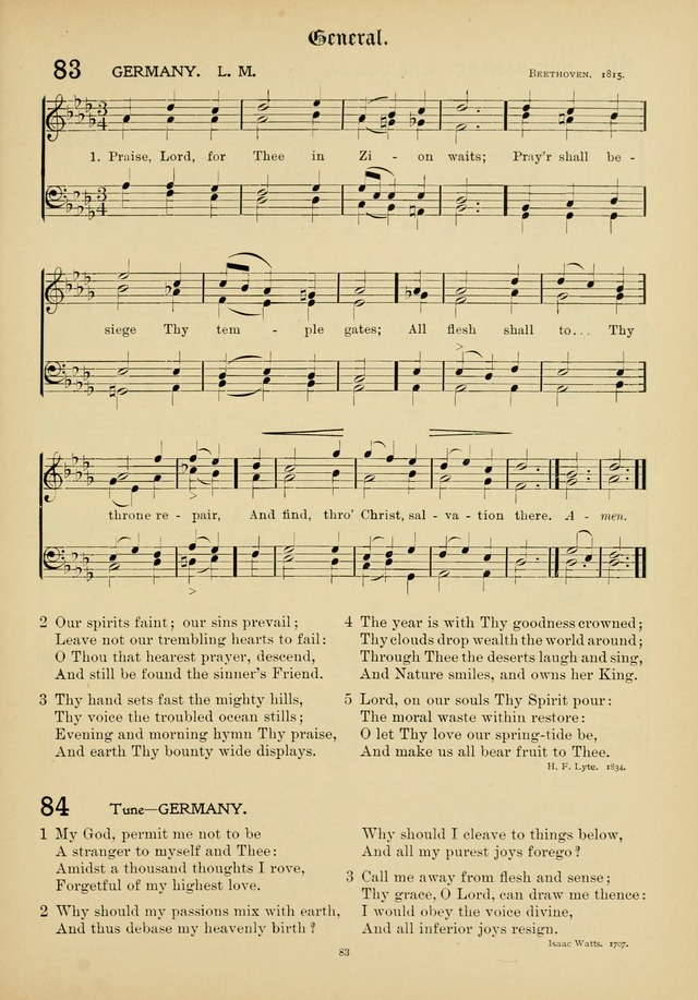 The Academic Hymnal page 84