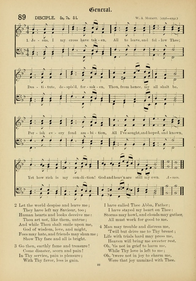 The Academic Hymnal page 89