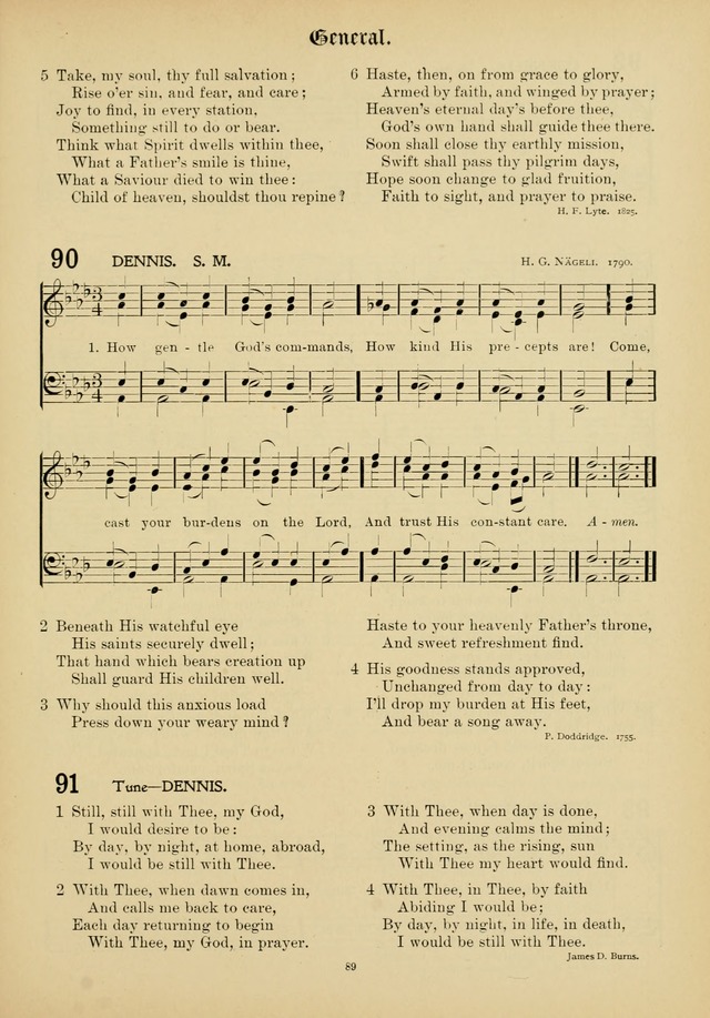 The Academic Hymnal page 90