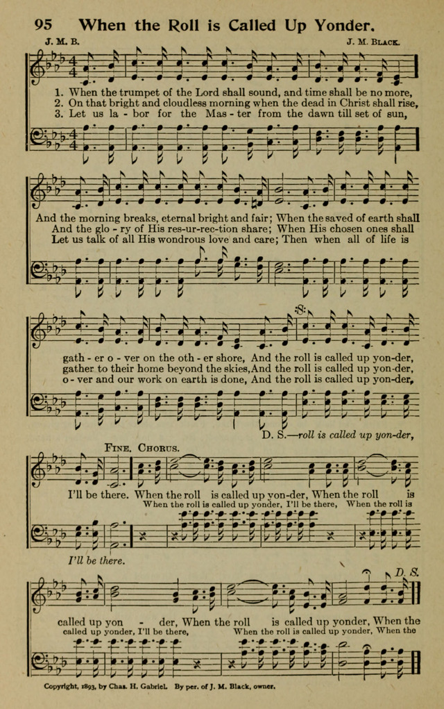 Alexander's Hymns No. 4 95. When the trumpet of the Lord shall sound, and time shall be no more