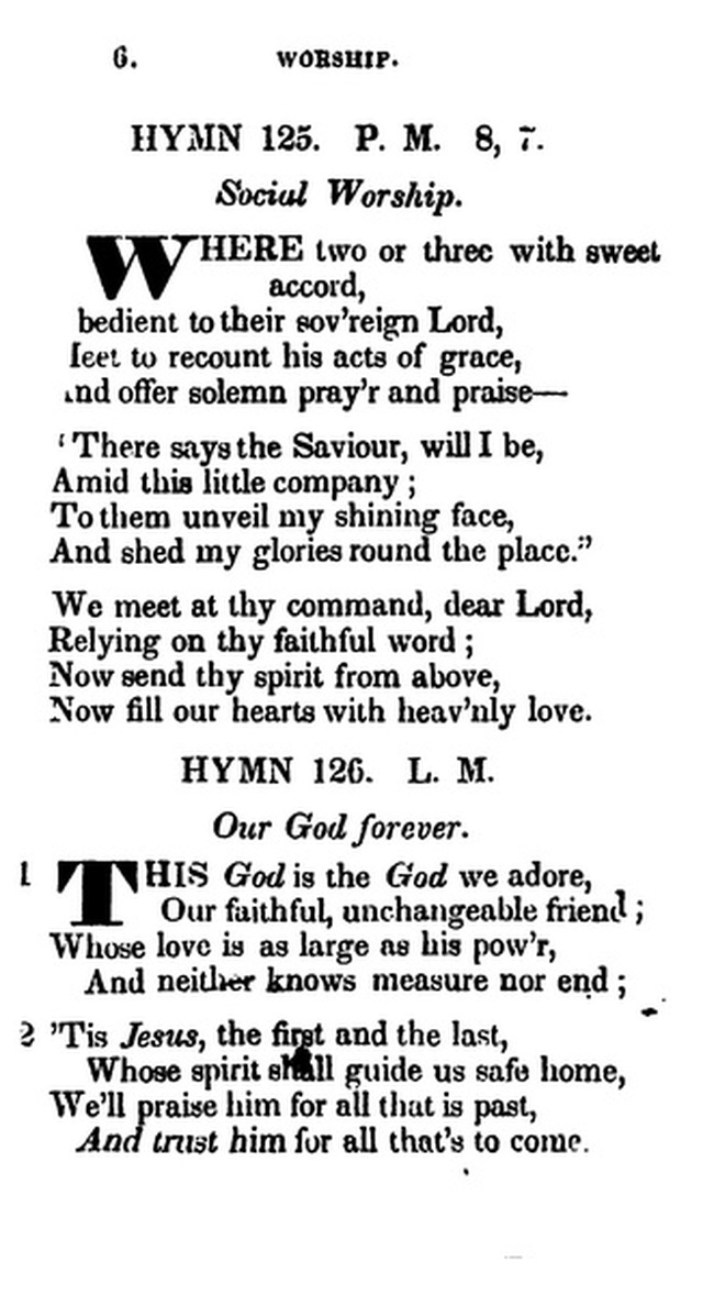 Additional Hymns, Adopted by the General Synod of the Reformed Dutch Church  in North America, at their Session June 1831. 2nd ed. page 105