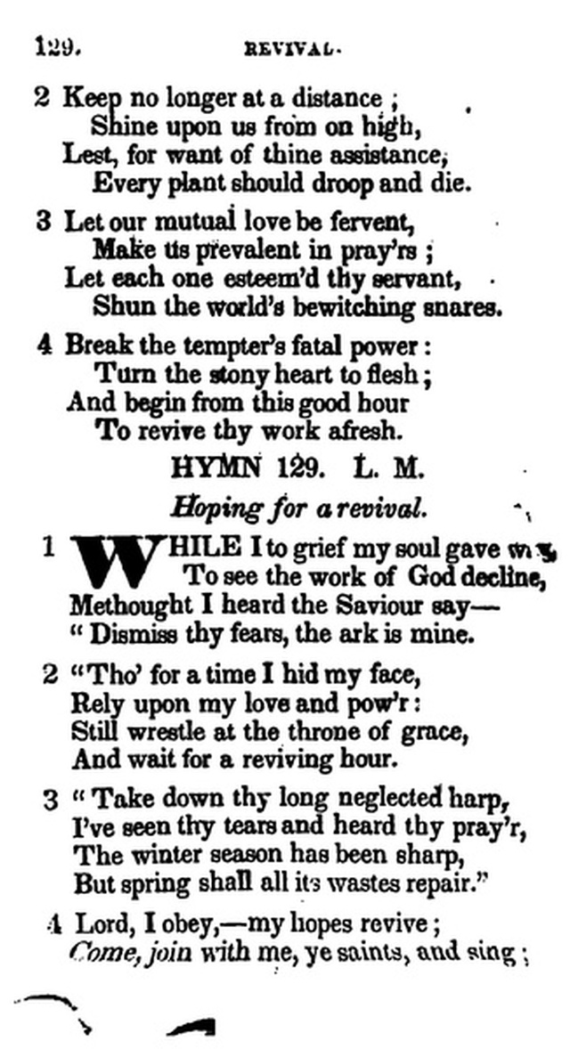 Additional Hymns, Adopted by the General Synod of the Reformed Dutch Church  in North America, at their Session June 1831. 2nd ed. page 107