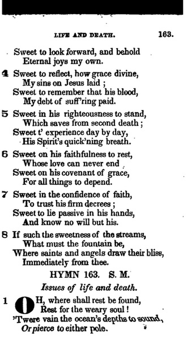 Additional Hymns, Adopted by the General Synod of the Reformed Dutch Church  in North America, at their Session June 1831. 2nd ed. page 134