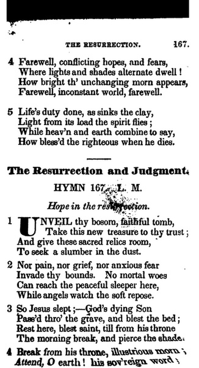 Additional Hymns, Adopted by the General Synod of the Reformed Dutch Church  in North America, at their Session June 1831. 2nd ed. page 138