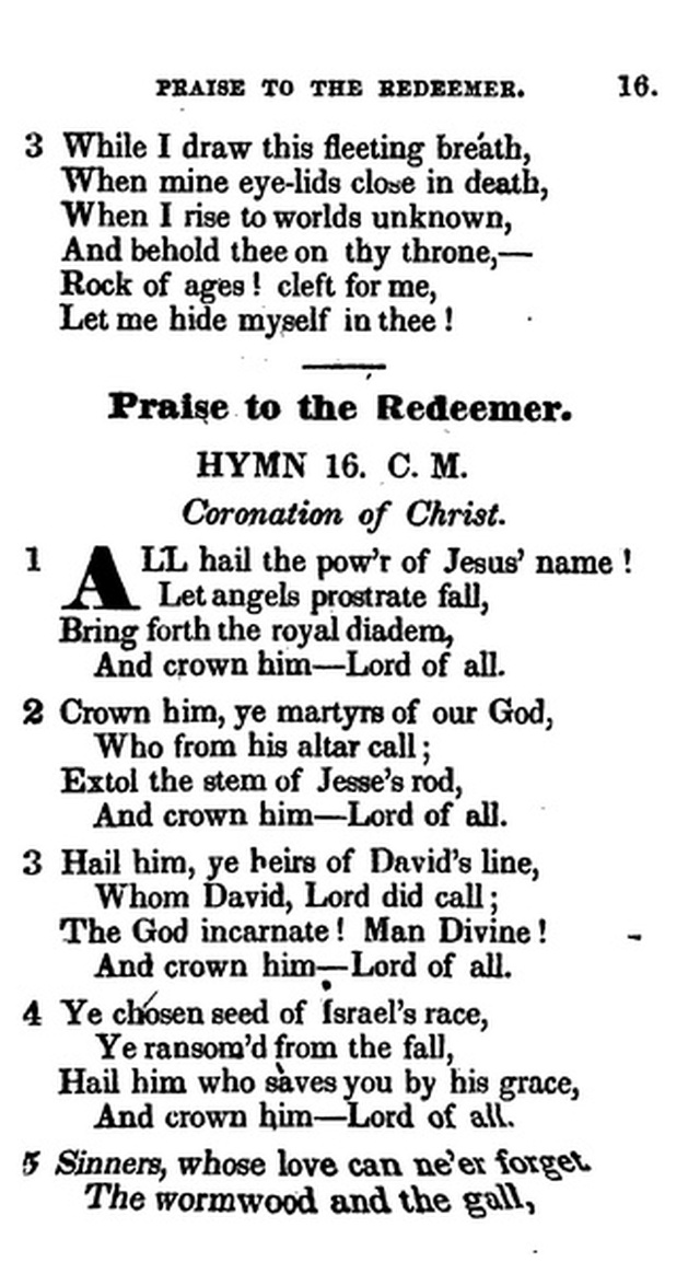 Additional Hymns, Adopted by the General Synod of the Reformed Dutch Church  in North America, at their Session June 1831. 2nd ed. page 14