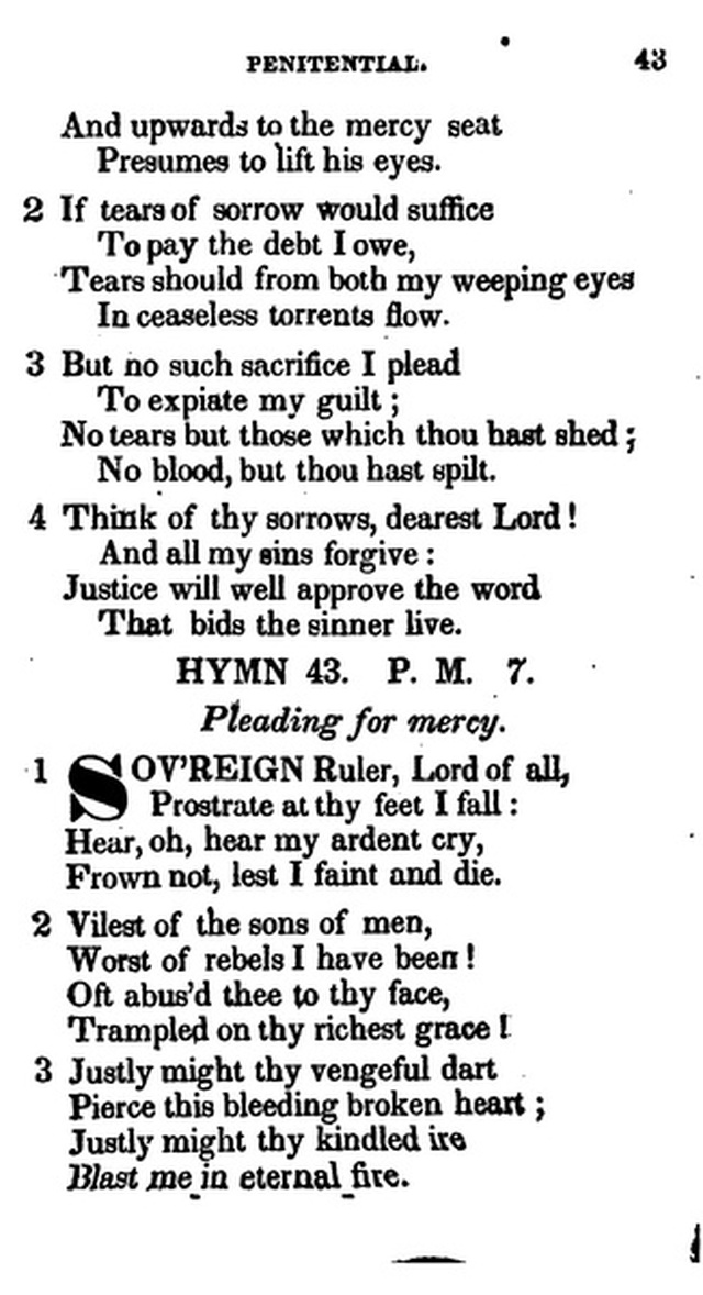 Additional Hymns, Adopted by the General Synod of the Reformed Dutch Church  in North America, at their Session June 1831. 2nd ed. page 36