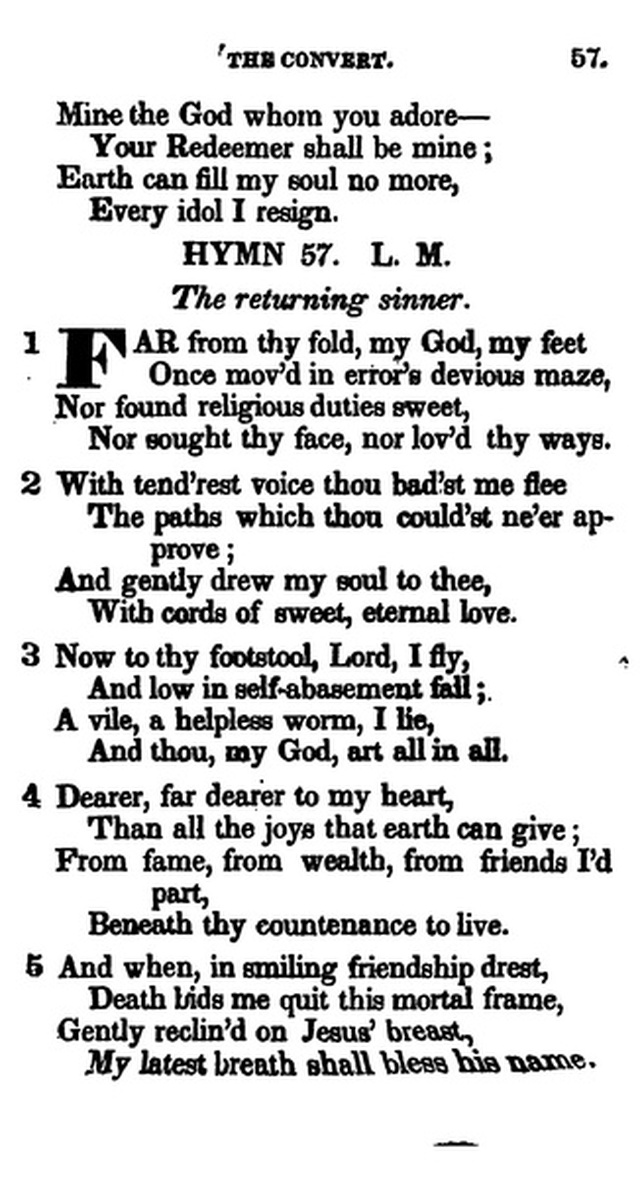 Additional Hymns, Adopted by the General Synod of the Reformed Dutch Church  in North America, at their Session June 1831. 2nd ed. page 46