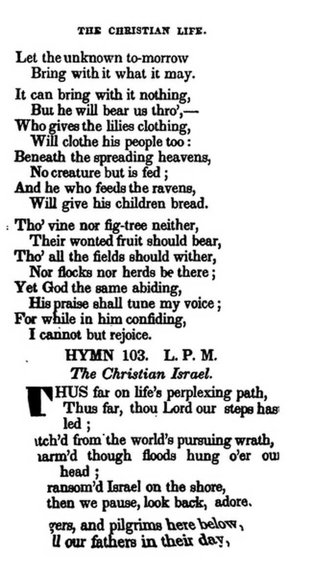 Additional Hymns, Adopted by the General Synod of the Reformed Dutch Church  in North America, at their Session June 1831. 2nd ed. page 86