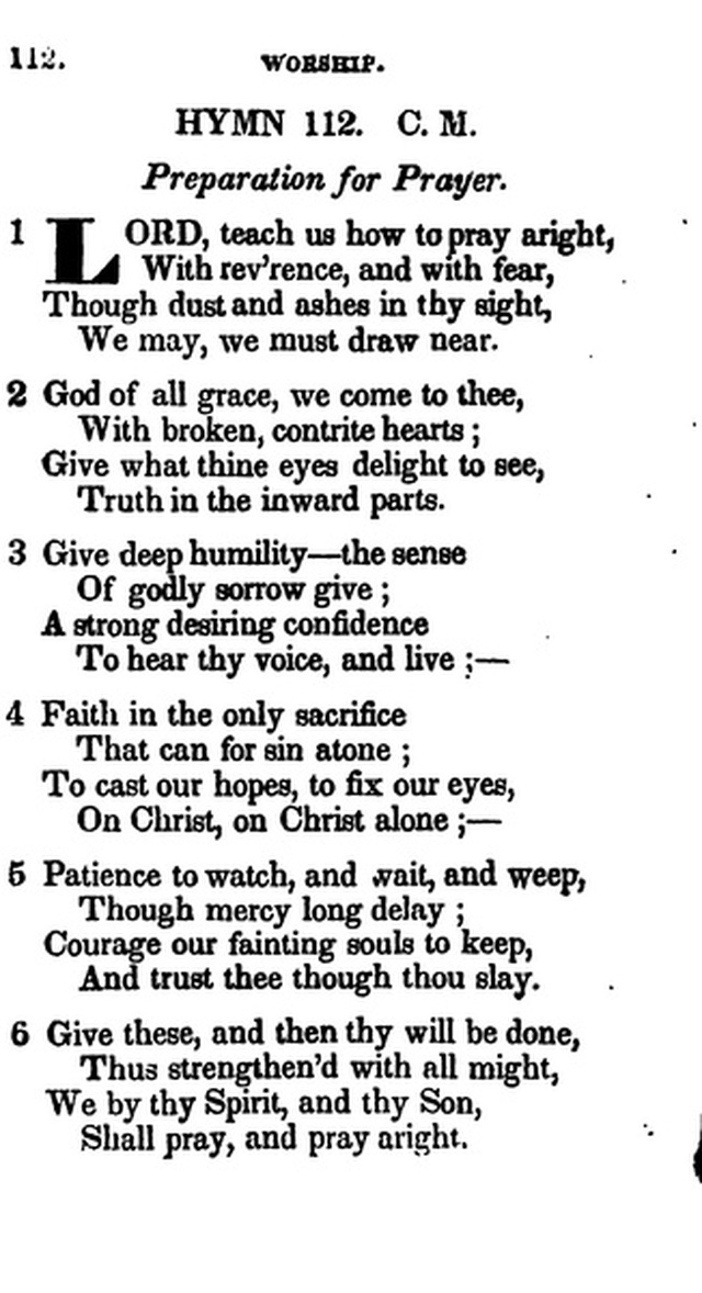 Additional Hymns, Adopted by the General Synod of the Reformed Dutch Church  in North America, at their Session June 1831. 2nd ed. page 95