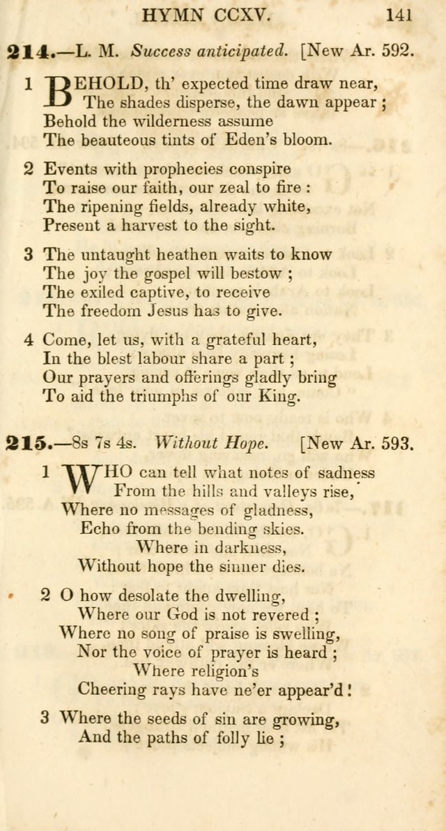 Additional Hymns, Adopted by the General Synod of the Reformed Protestant Dutch Church in North America, at their Session, June 1846, and authorized to be used in the churches under their care page 146