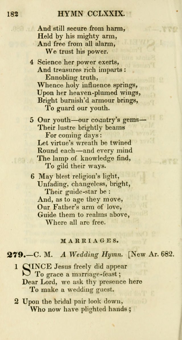 Additional Hymns, Adopted by the General Synod of the Reformed Protestant Dutch Church in North America, at their Session, June 1846, and authorized to be used in the churches under their care page 187
