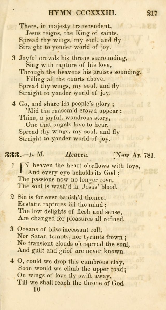 Additional Hymns, Adopted by the General Synod of the Reformed Protestant Dutch Church in North America, at their Session, June 1846, and authorized to be used in the churches under their care page 222