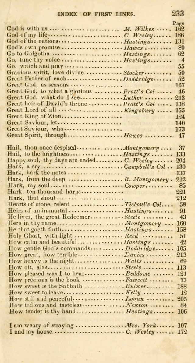 Additional Hymns, Adopted by the General Synod of the Reformed Protestant Dutch Church in North America, at their Session, June 1846, and authorized to be used in the churches under their care page 238