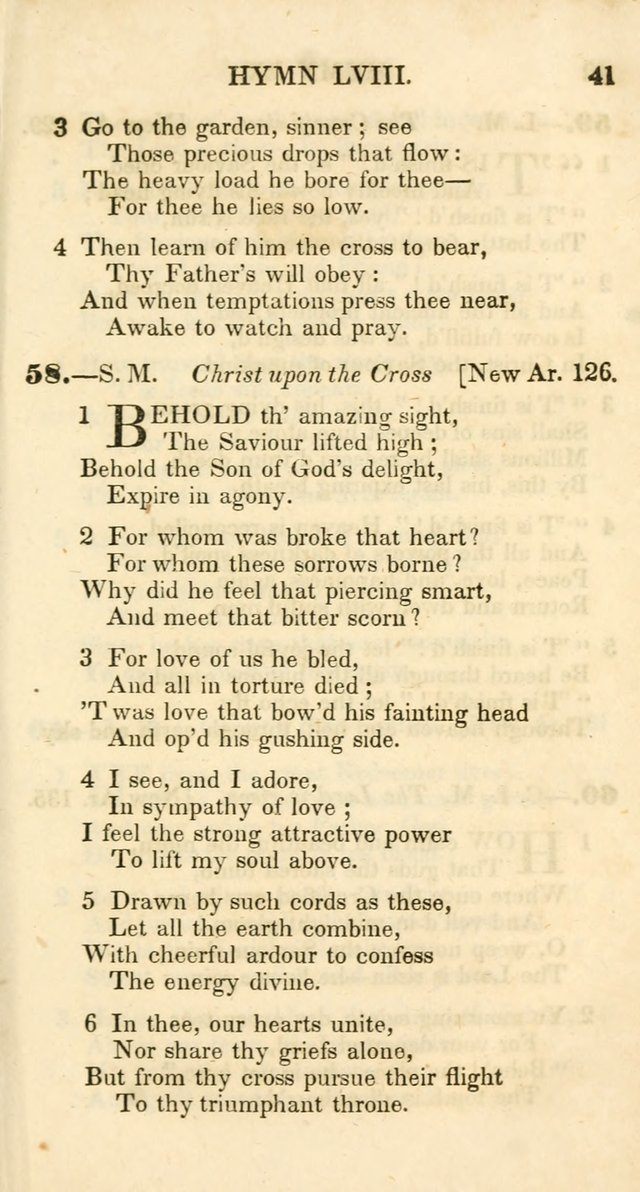Additional Hymns, Adopted by the General Synod of the Reformed Protestant Dutch Church in North America, at their Session, June 1846, and authorized to be used in the churches under their care page 46
