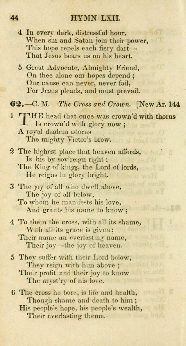 Additional Hymns, Adopted by the General Synod of the Reformed Protestant Dutch Church in North America, at their Session, June 1846, and authorized to be used in the churches under their care page 49