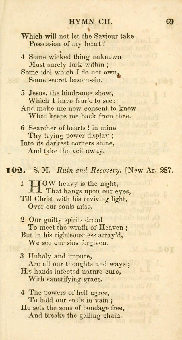Additional Hymns, Adopted by the General Synod of the Reformed Protestant Dutch Church in North America, at their Session, June 1846, and authorized to be used in the churches under their care page 74