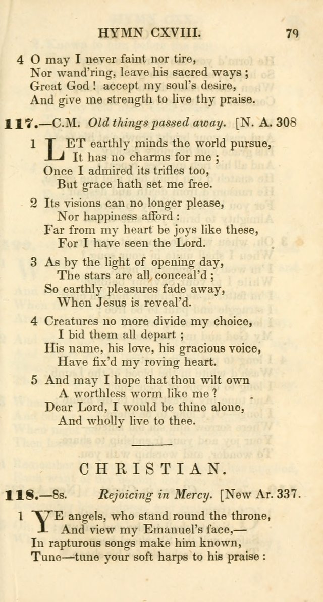 Additional Hymns, Adopted by the General Synod of the Reformed Protestant Dutch Church in North America, at their Session, June 1846, and authorized to be used in the churches under their care page 84