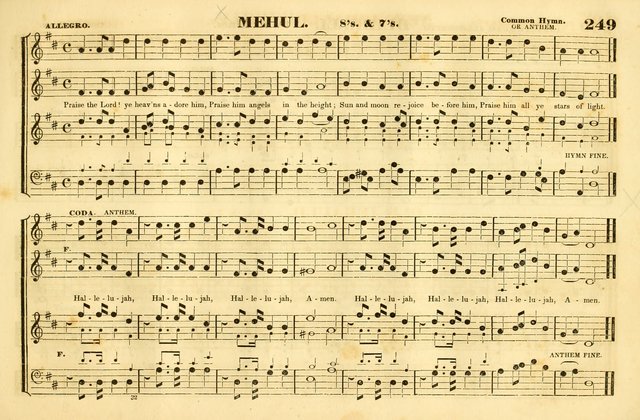 The American harp: being a collection of new and original church music, under the control of the Musical Professional Society in Boston page 186