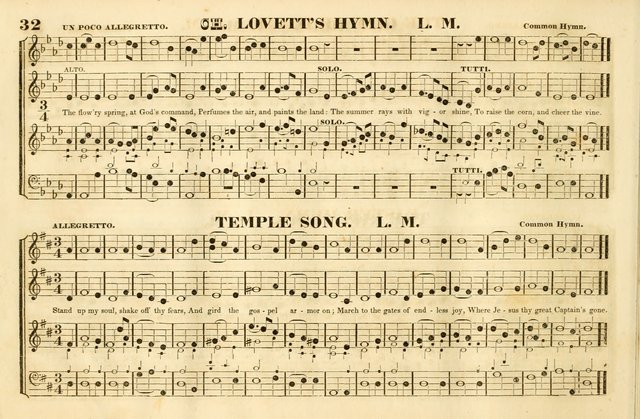The American harp: being a collection of new and original church music, under the control of the Musical Professional Society in Boston page 41