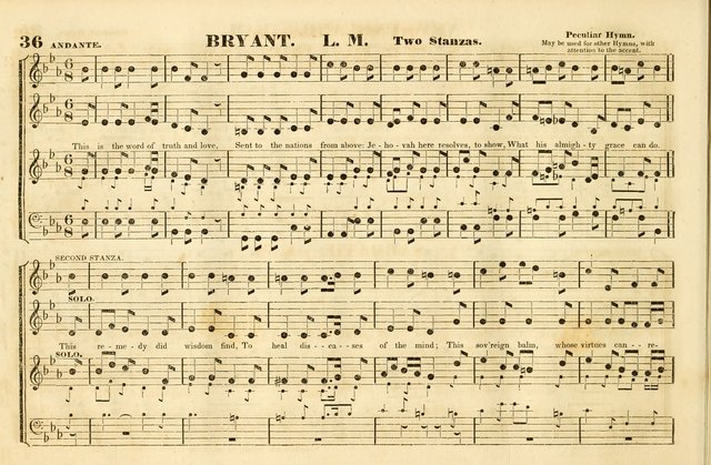 The American harp: being a collection of new and original church music, under the control of the Musical Professional Society in Boston page 45