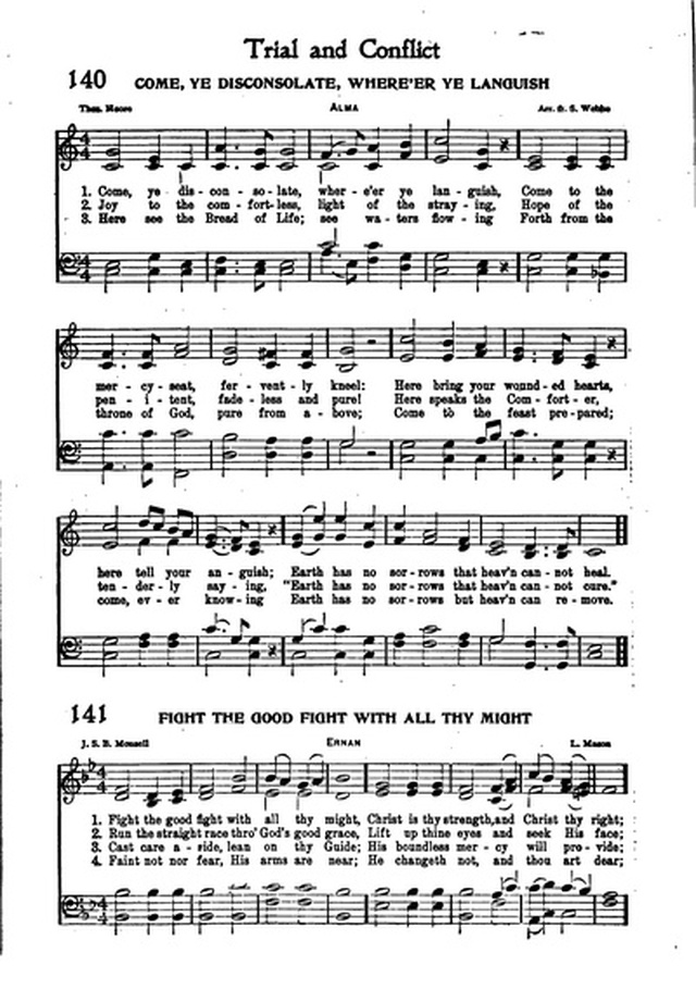 Association Hymn Book: for use in meetings for men 141. Fight the good ...